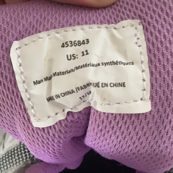 Itasca Gray and Pink Athletic Shoes with Ankle Support - Picture 8 of 8